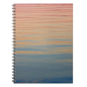 Body of water under golden hour notebook