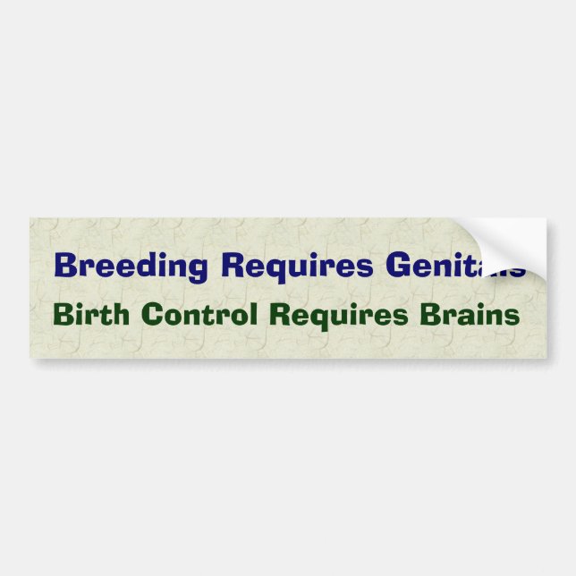 Body Parts Bumper Sticker (Front)