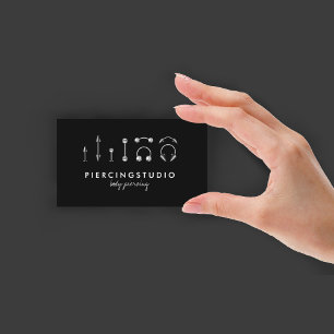 Body Piercing Tattoo Business Card