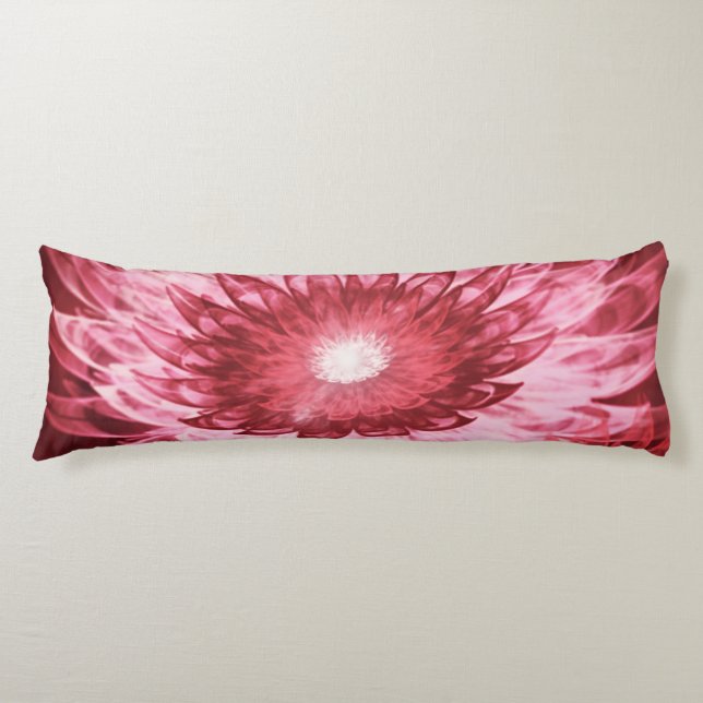 Body Pillow Fantasy Flowers Red (Front)