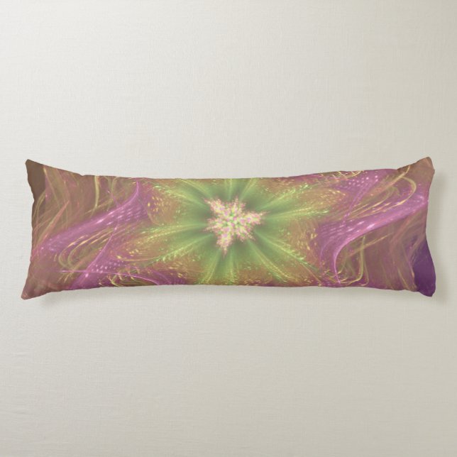 Body Pillow Fractal Light Purple Palette (Front)