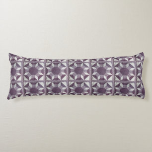Body Pillow - Purple Quilt Pattern