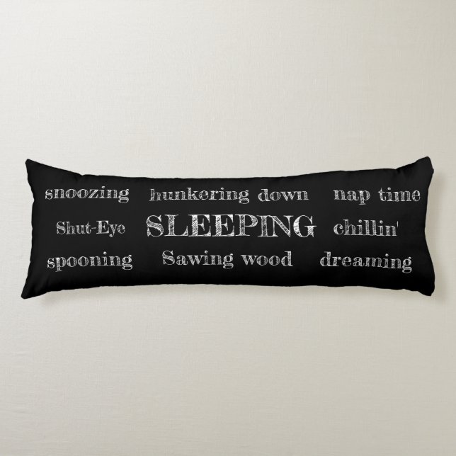 Body Pillow-Sleep-time full body pillow-humourous Cushion (Front)