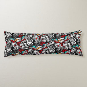 Body Pimmows skulls Vintage Tattoo Body Cushion