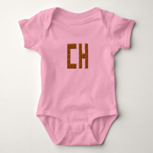 Body pink jersey CHOCOLAT SWITZERLAND Baby Bodysuit