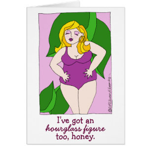 Body Positive BBW Big Beautiful Woman Cartoon Girl