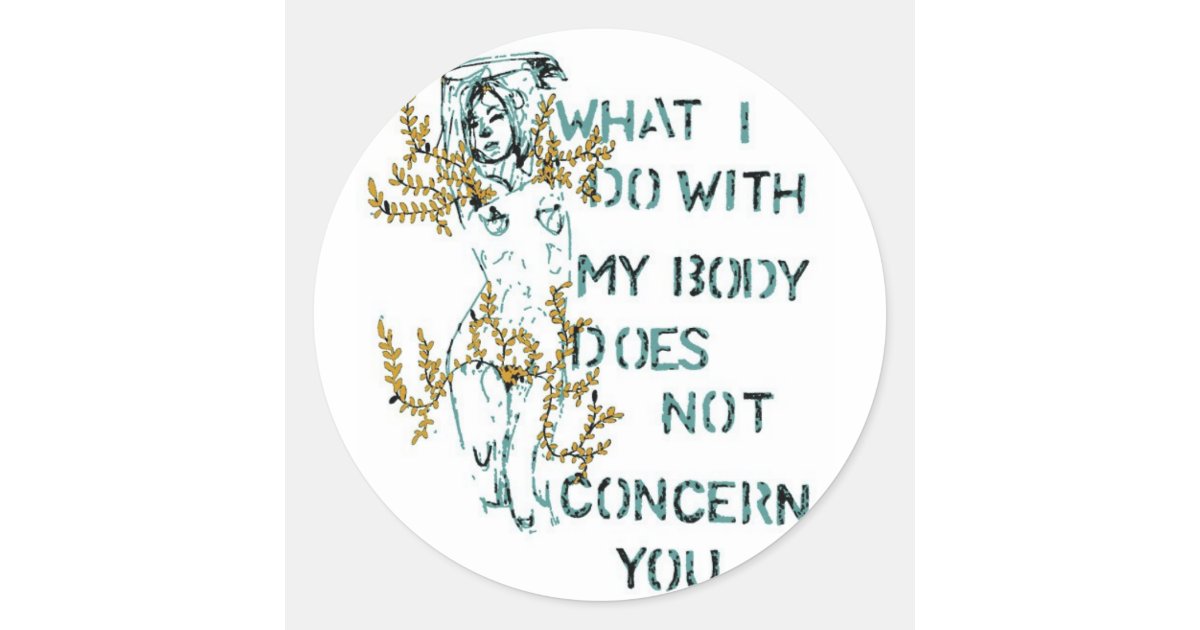 Body Positive Stickers | Zazzle