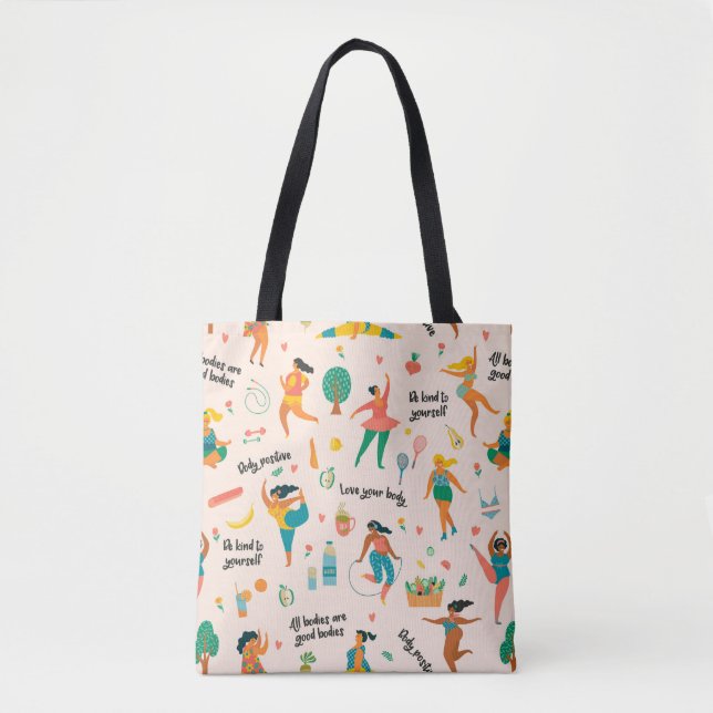 Body Positivity Tote Bag (Front)