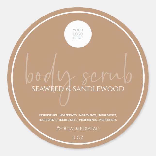 Body Scrub Label (Front)