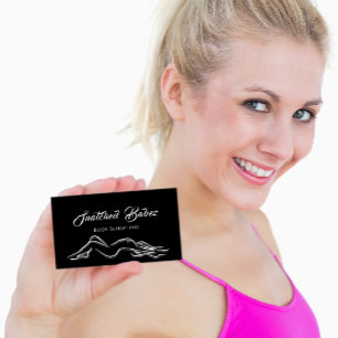 Body Sculpting Beauty Custom Logo Massage Studio   Business Card