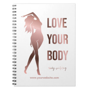 Body sculpting body contouring shaping spa gift t notebook