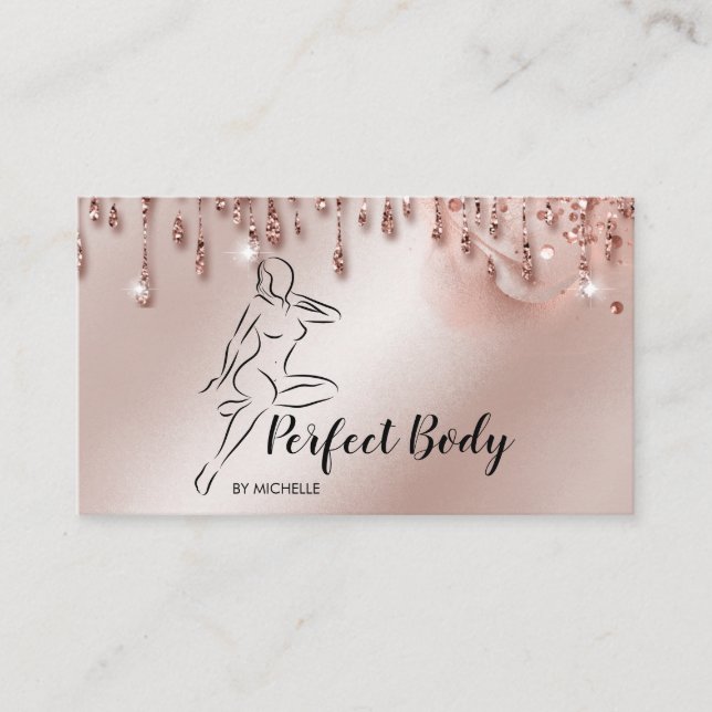 Body Sculpting  Contouring  Waist Trainer Business Business Card (Front)