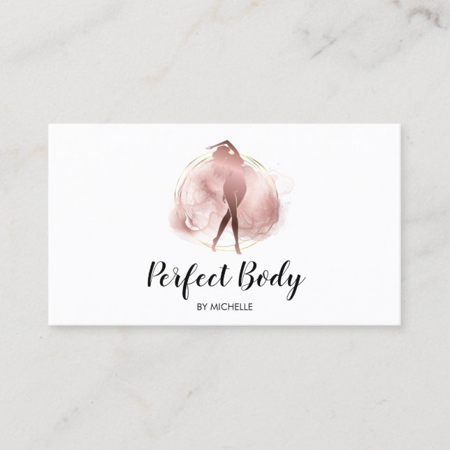 Body Sculpting Fitness Linergie Waist Trainer Busi Business Card (Front)