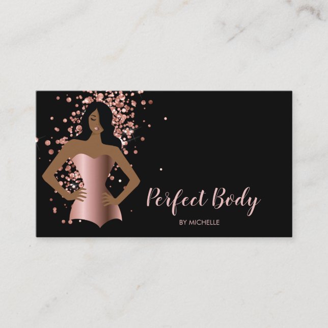 Body Sculpting Fitness Linergie Waist Trainer Busi Business Card (Front)