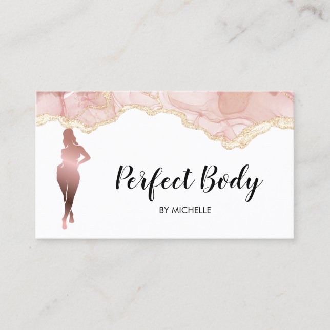 Body Sculpting Fitness Linergie Waist Trainer Busi Business Card (Front)