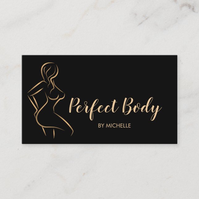 Body Sculpting Fitness Linergie Waist Trainer Busi Business Card (Front)