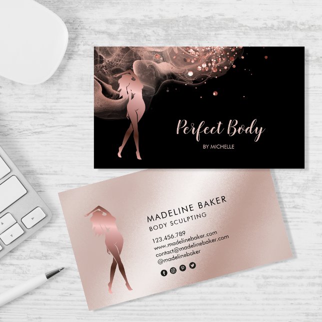 Body Sculpting Fitness Linergie Waist Trainer Busi Business Card (Creator Uploaded)