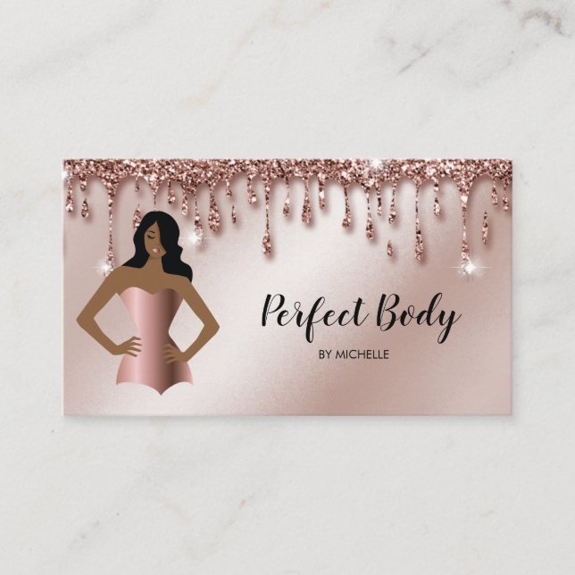 Body Sculpting Fitness Linergie Waist Trainer Busi Business Card (Front)