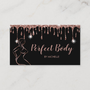 Body Sculpting Fitness Linergie Waist Trainer Drip Business Card