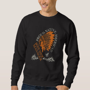 Body Shop Manager Proud Native American Job Sweatshirt