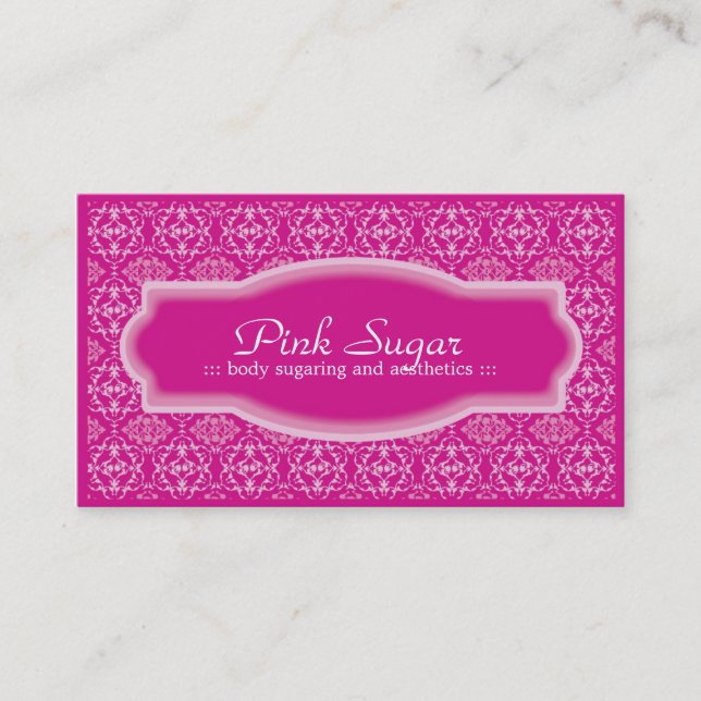Body Sugaring & Aesthetics Business Card (Front)