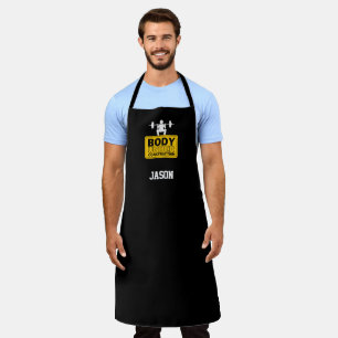 Body Under Construction Custom Name Apron