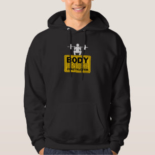 Body Under Construction Custom Name Hoodie