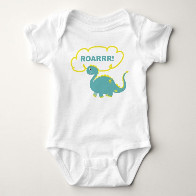 Body with dinosaur baby bodysuit (Front)