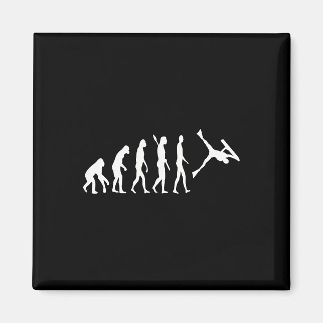 Bodyboarder Evolution Bodyboarding Surfing Watersp Magnet (Front)