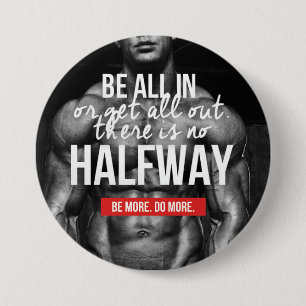 Bodybuiding Gym Motivation 7.5 Cm Round Badge