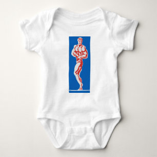 Bodybuilder Baby Bodysuit