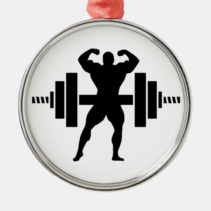 Bodybuilder Christmas Ornament Zazzle.co.uk