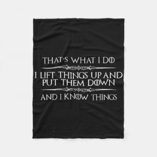 Bodybuilder Gifts - Funny Weightlifter And Bodybui Fleece Blanket