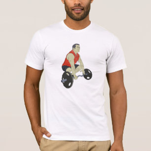 Bodybuilder Lifting Weights T-Shirt