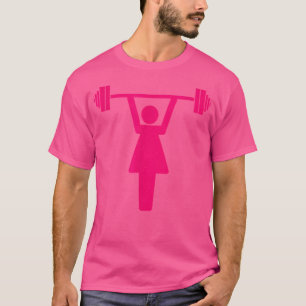 Bodybuilder Motivation Barbell Women Weight Liftin T-Shirt