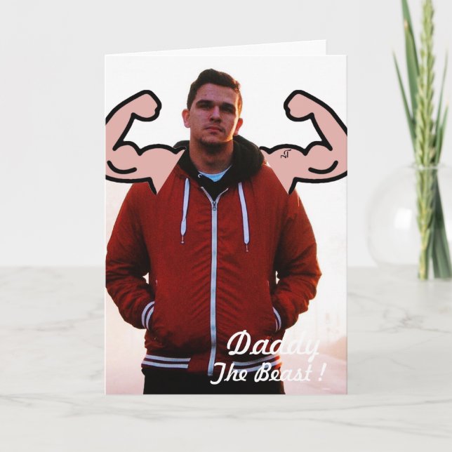 BodyBuilder Muscles Sport Fitness - YOUR Photo - Holiday Card (Front)