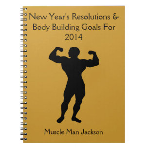 Bodybuilder Notebook Journal - Customisable