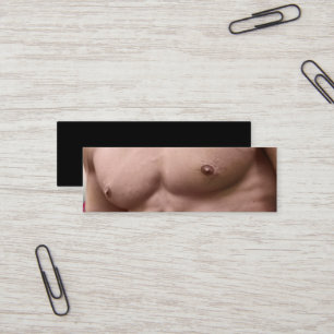 Bodybuilder Personal Trainer Physical Fitness Mini Business Card