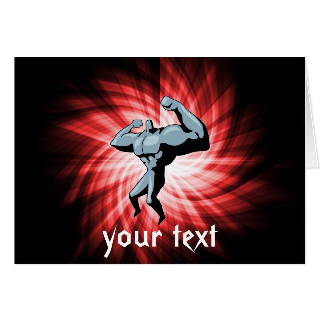 Bodybuilder; red (Front Horizontal)