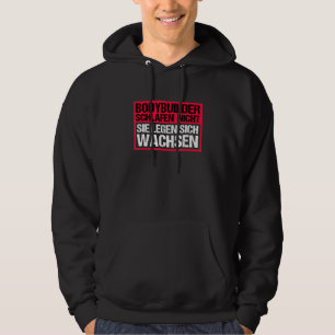 Bodybuilder Sleep Not Saying Strength Sports Muscl Hoodie