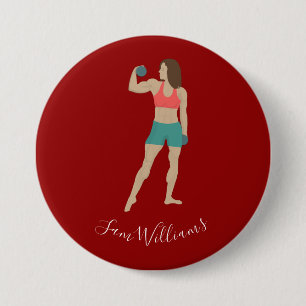 Bodybuilding 7.5 Cm Round Badge