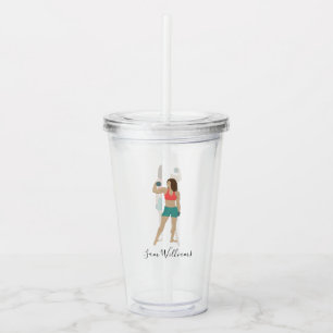 Bodybuilding Acrylic Tumbler