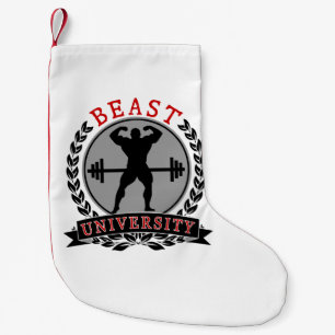 Bodybuilding Beast University Christmas Stocking