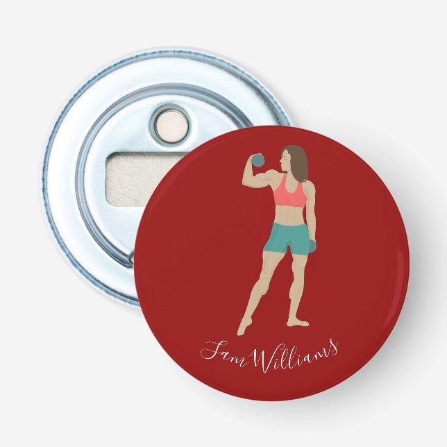 Bodybuilding Bottle Opener (Front)