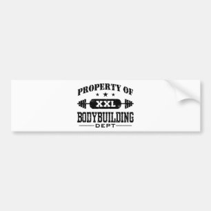 Bodybuilding Bumper Sticker