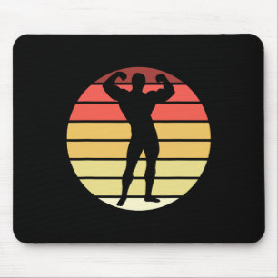Bodybuilding Competition Powerlifting Mens Physiqu Mouse Mat