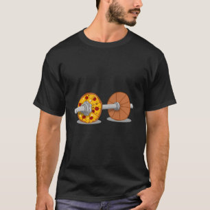 Bodybuilding Dumbbell For Pizza T-Shirt