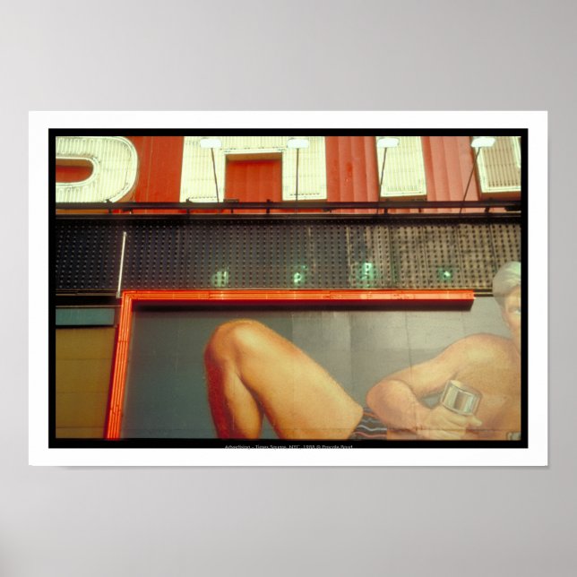 Bodybuilding Fitness Advertising Time Square NYC P Poster (Front)