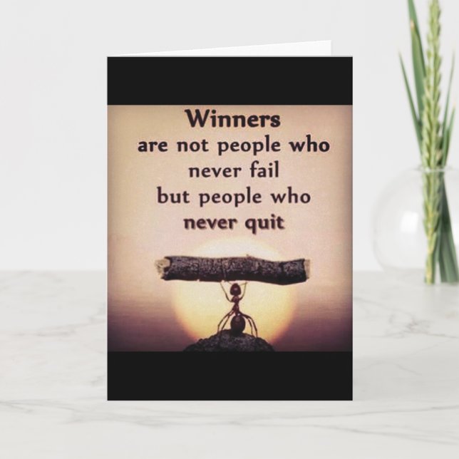 Bodybuilding Fitness Gym Workout Motivation Card (Front)