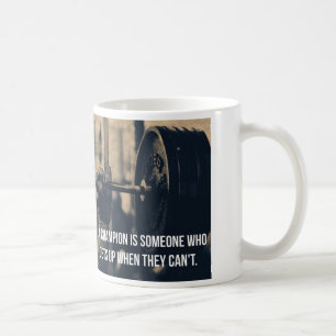 Bodybuilding Fitness Gym Workout Motivation Coffee Mug